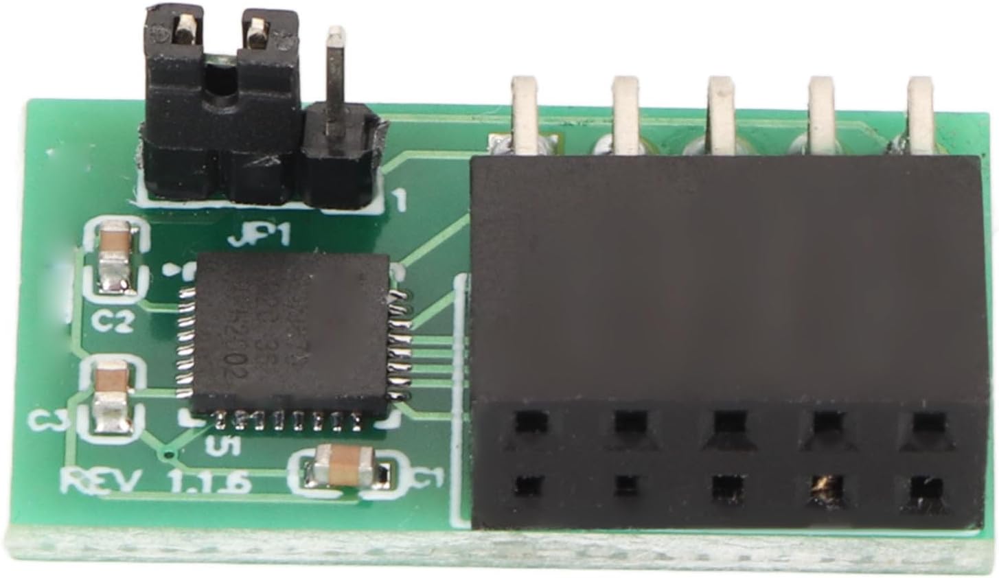 TPM 2.0 Module, 10Pin SPI TPM2.0 Security Module for AOM TPM 9670V S, with Infineon 9670 Chipset Compliant with TCG 2.0 for TXT and Support