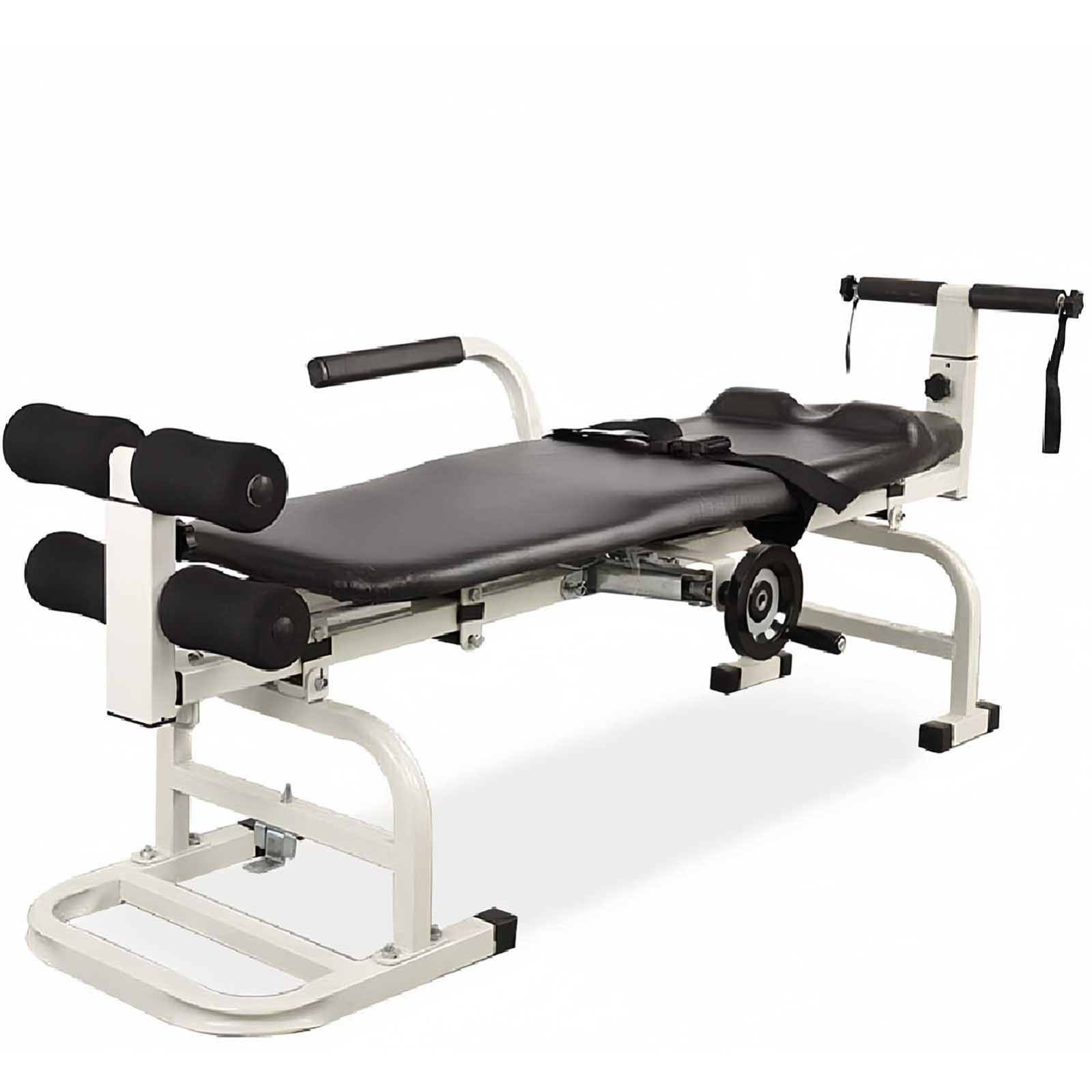 Cama de Tracción Cervical y Lumbar Corrector de Postura de la Columna Vertebral Camilla Lumbar Banco de Estiramiento Cervical y Lumbar para Aliviar el Dolor y Descomprimir la Columna Bed width 36cm