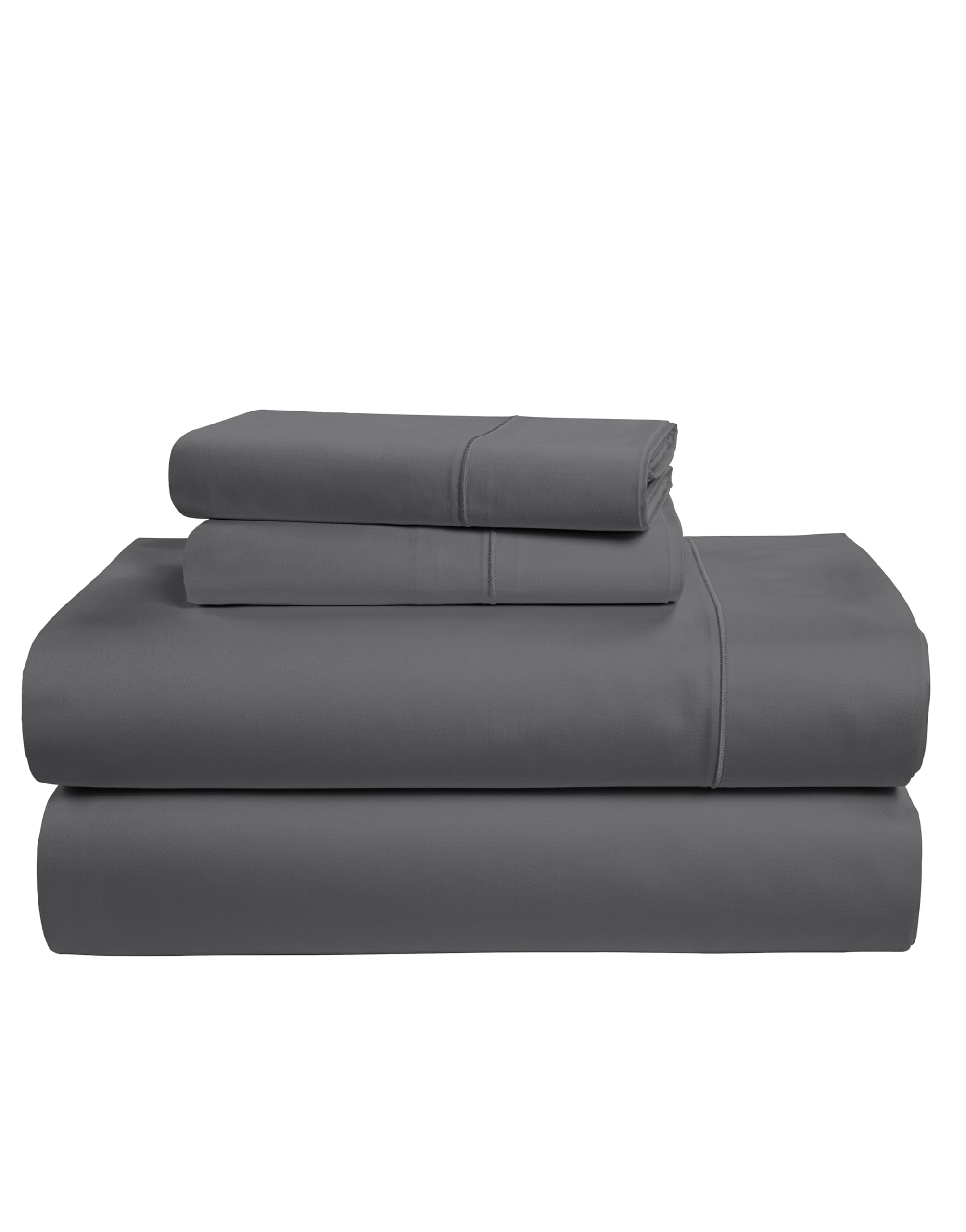 100% Egyptian Cotton Sheet Set Queen Size – Silky Sateen Weave Queen Sheet Set for Winter Sleep Comfort, 15" Snug Fit Deep Pocket, Breathable & Durable, Hotel-Quality Soft Luxury You Can Feel - Taupe — view 50