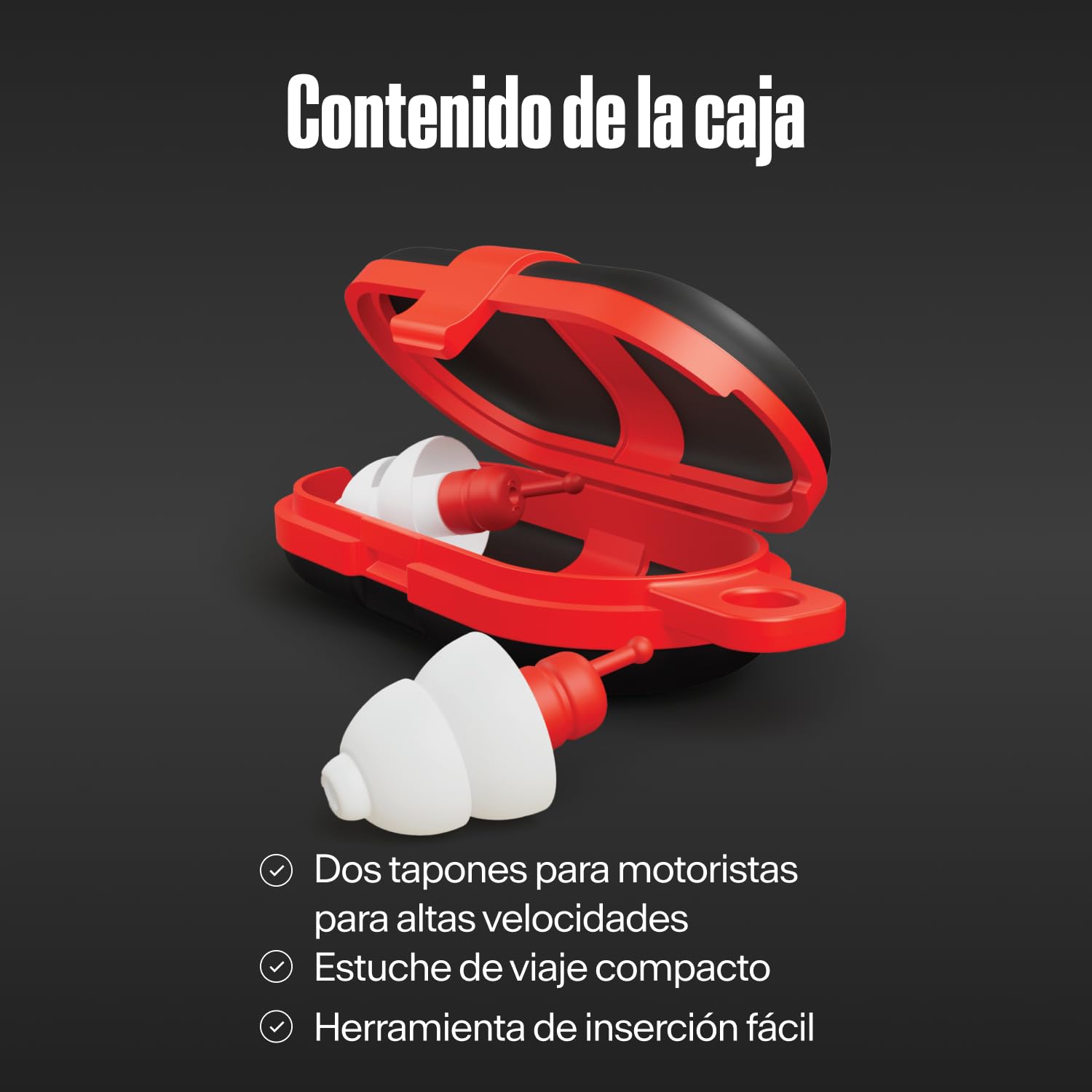 Alpine MotoSafe Sport Tapones para los Oídos - Tapones para Carreras - Evita Daños Auditivos durante la Práctica del Motociclismo - El Tráfico sigue siendo Audible - Tapones Reutilizables