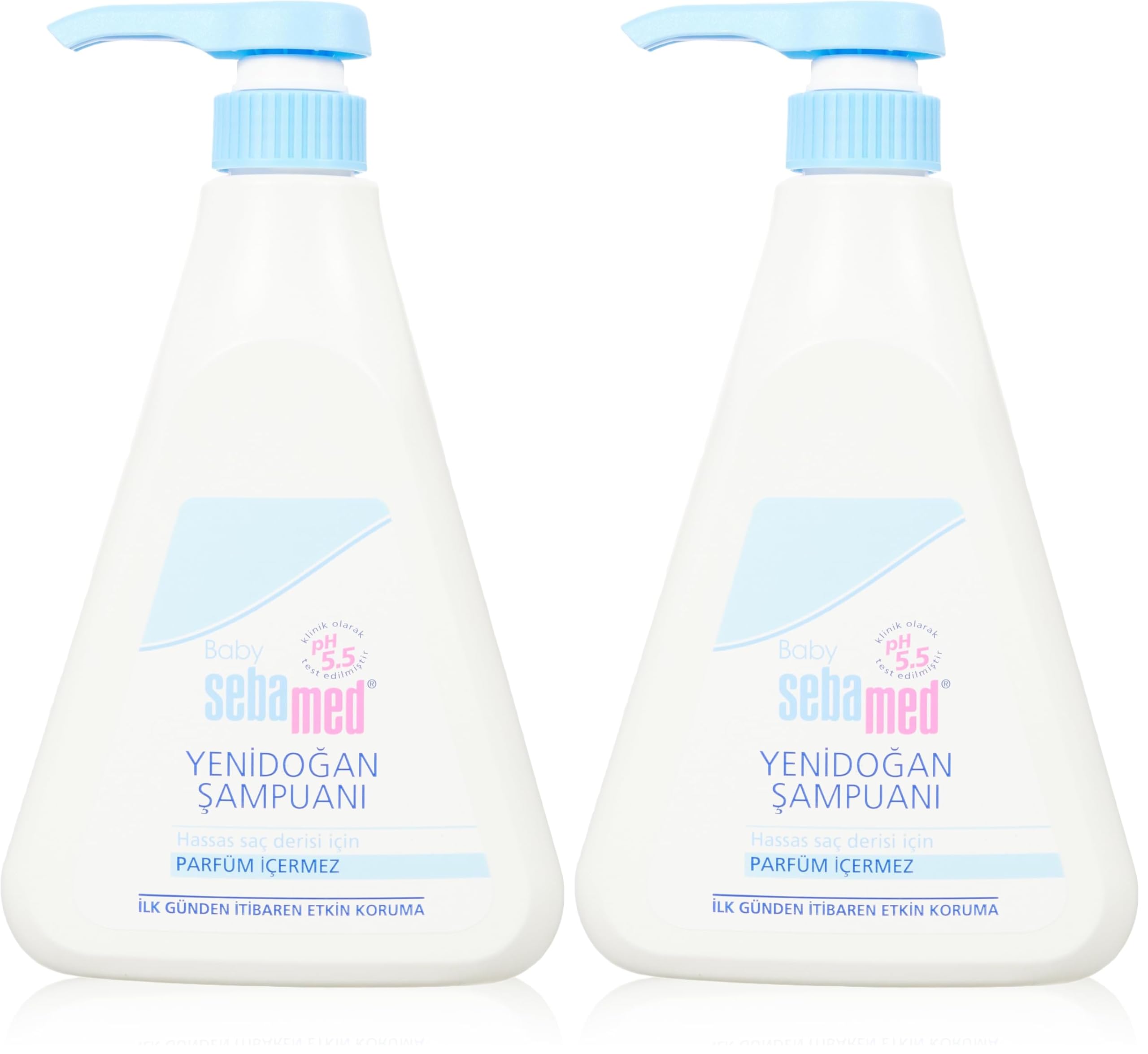 Sebamed Baby pH 5.5 Bisabolol İçerikli Koruma ve Bakım Sağlayan Yenidoğan Bebek Şampuanı 500 ml (2 paketi)