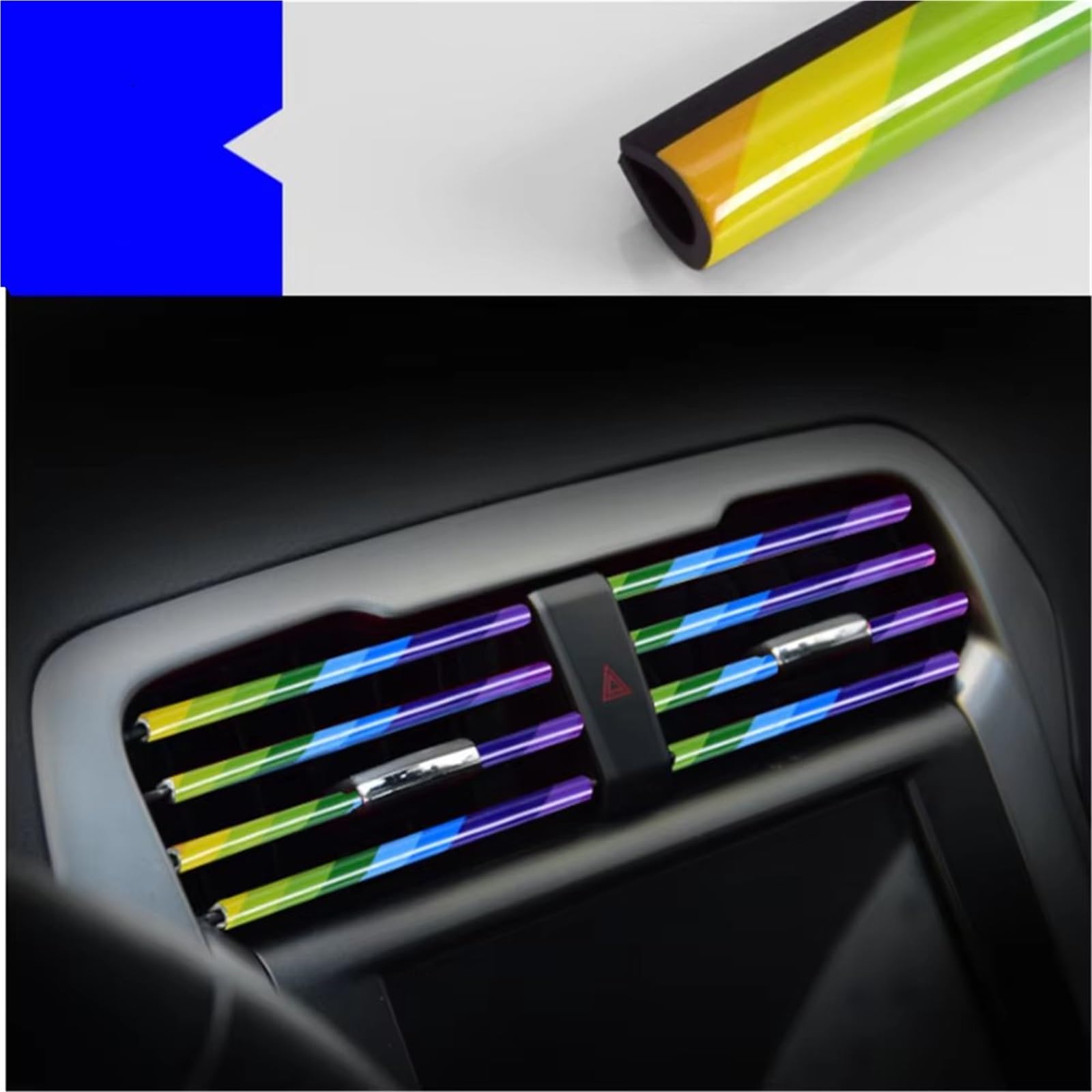 Compatible Con VW Para CC 2018 2019 2020 2021 2022 2023 Salida De Aire Acondicionado De Coche Accesorios De Tira Decorativa De Estilo