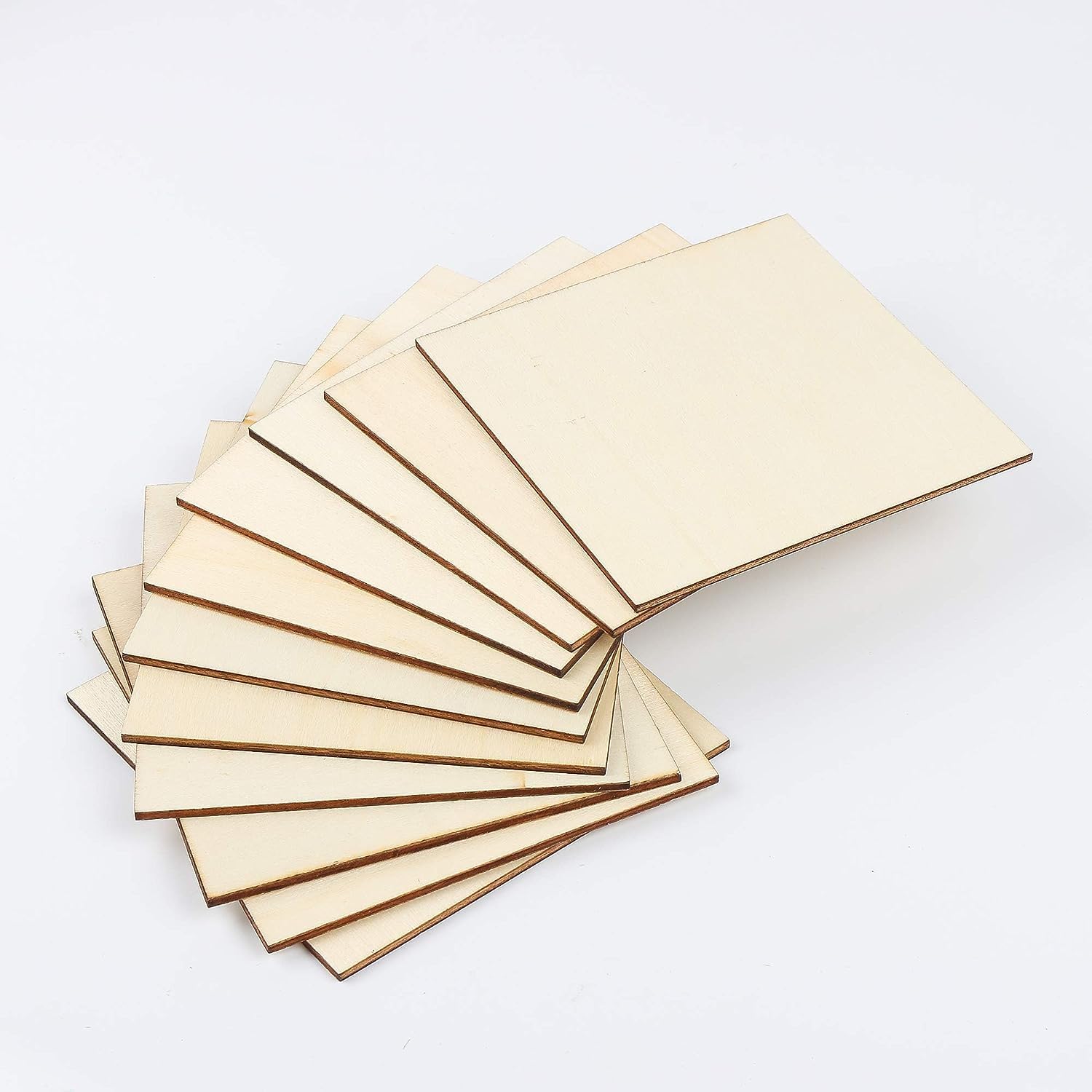 Square MDF Wood Pieces, 2x2 inches, Blank Natural Surface, Neat Edges, for DIY, Crafts, Mandala Art, Painting, Resin Art & More (2 x 2 inch)-image-32