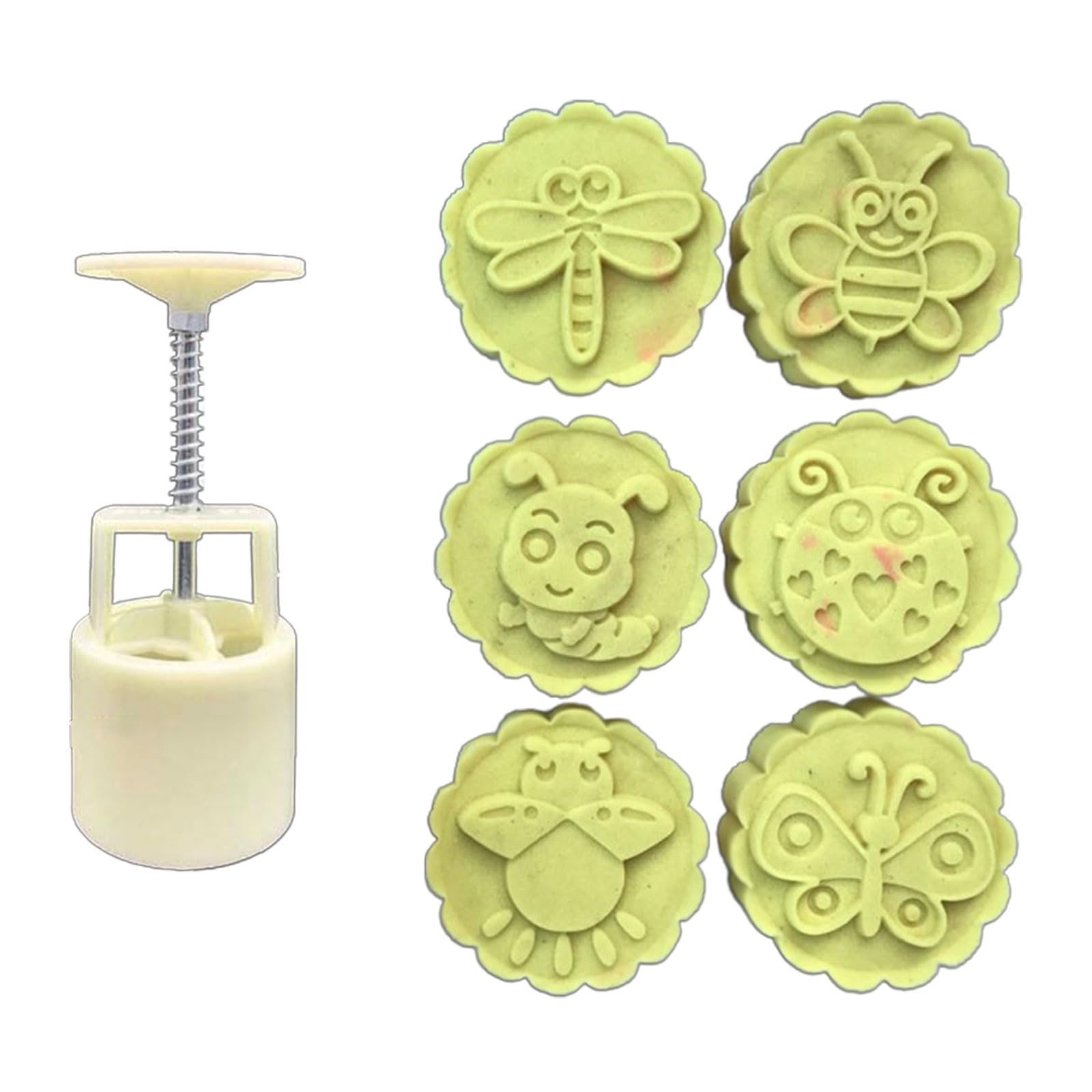 Buxuaaaa 3D Mold Mung Bean Cake Molds Baking Accessories for Kitchen Baking Maker