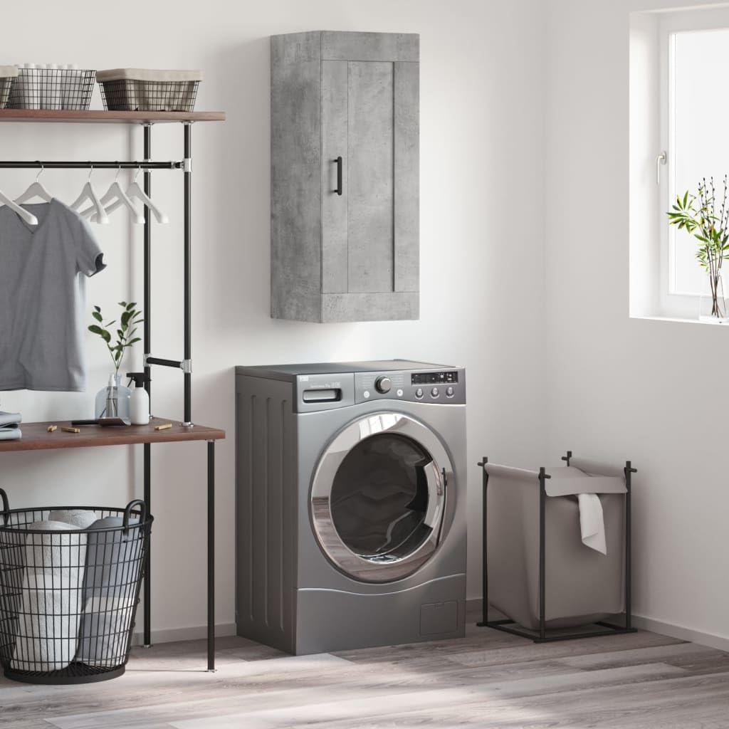 Buffet gris béton compact : l'armoire idéale pour gagner de la place