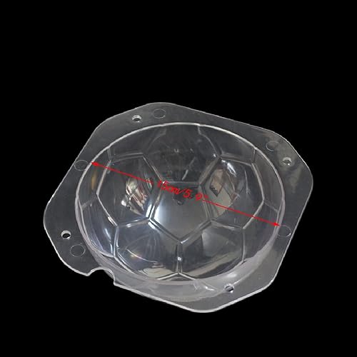 Miniatura 2 de 3d forma de fútbol, plástico policarbonato PC plástico Candy molde Chocolate de hielo molde de gelatina