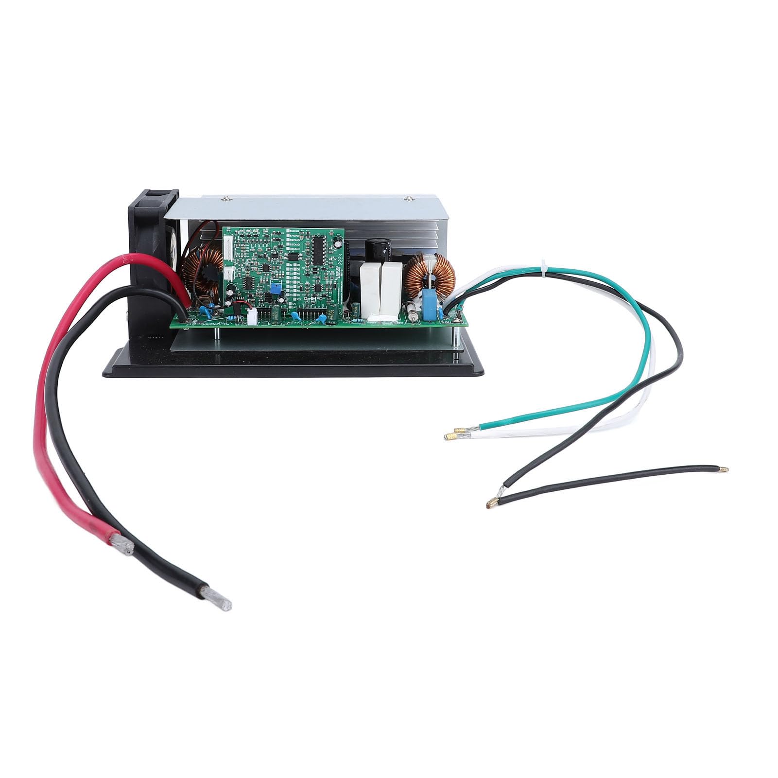 Convertidor RV Convertidor de Potencia de 55 Amperios Metal Plástico 12 V Carga Inteligente Multietapa Detección Automática de Batería Ventilador de Temperatura para Baterías de Litio RV WF