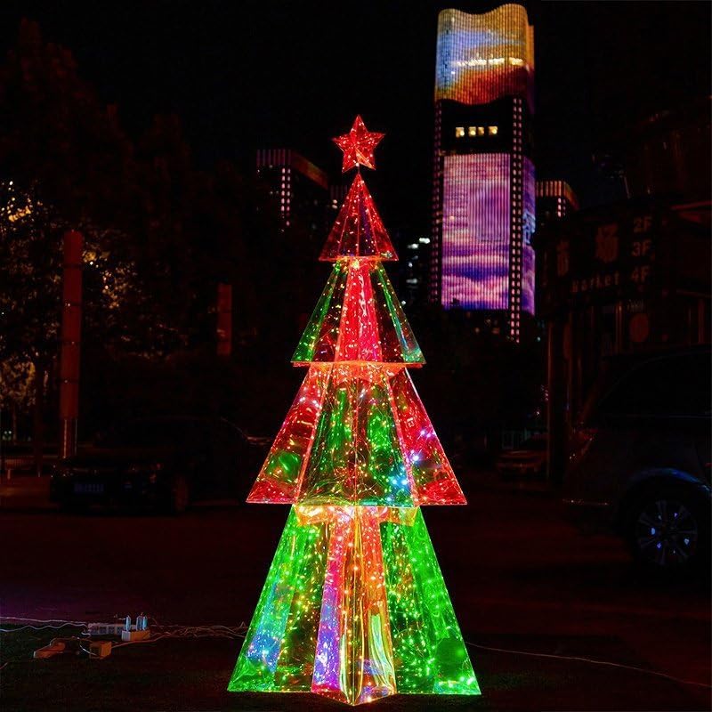 【WNJAPAN】ツリー クリスマスツリー マジックカラー ムードライト 照明 オブジェ おしゃれ 室内インテリア 125cm クリ