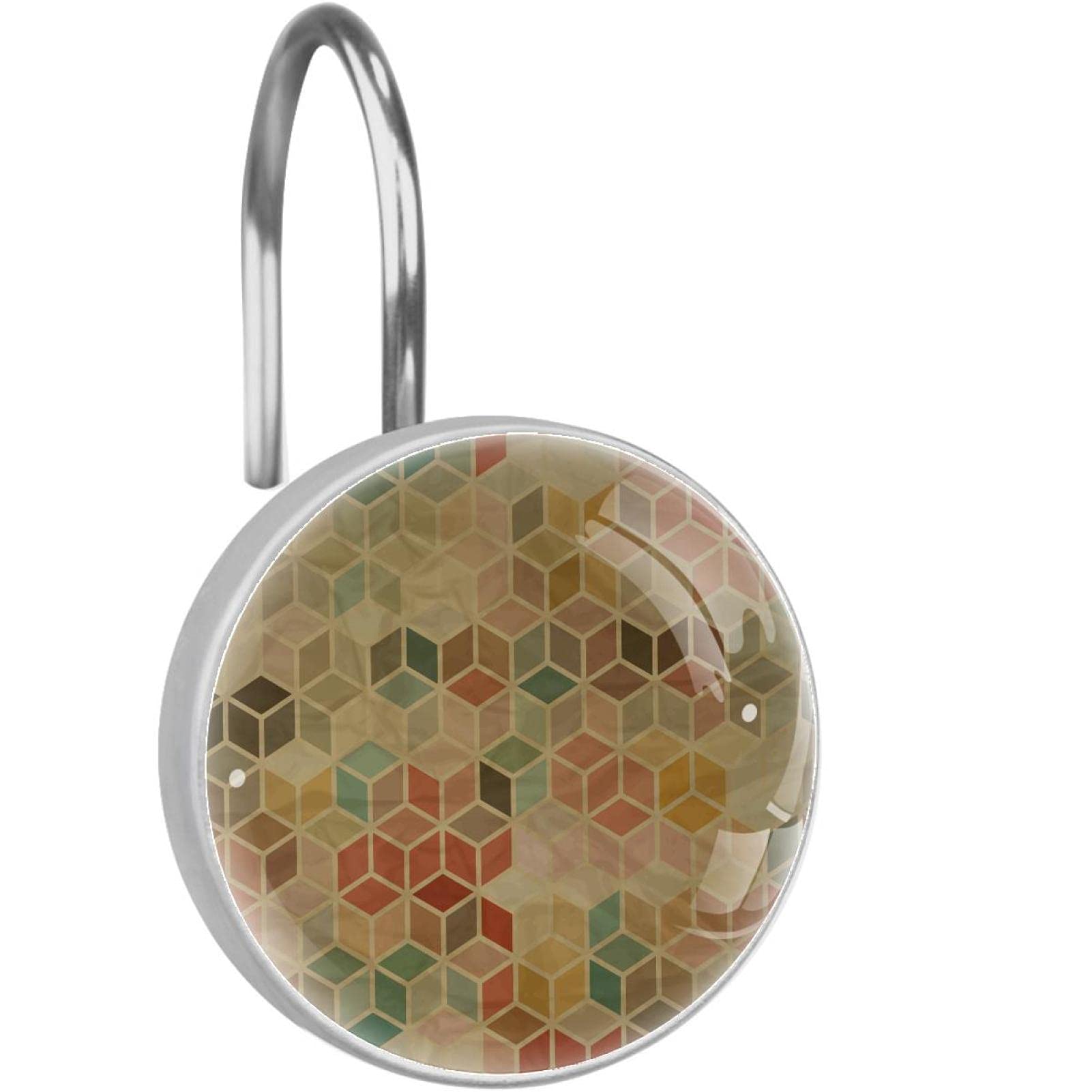 Crochets pour rideau de douche en acier inoxydable pour moderniser le style de votre salle de bain