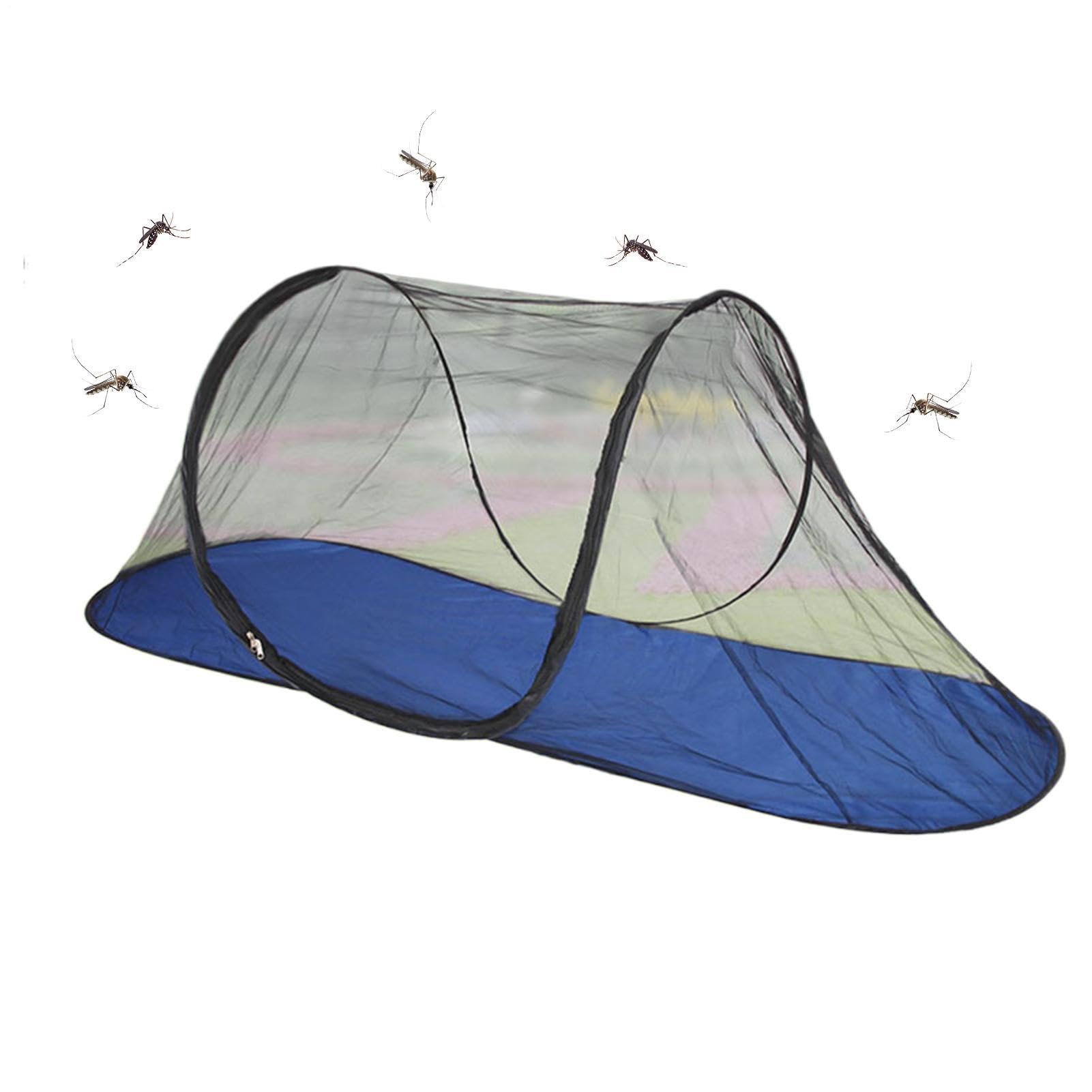 Zanzariera a Rete Pieghevole Cupola A Rete Pop-up Oxford Impermeabile | Zanzariera Da 201x71x71 Cm Casa Camera Da Interni Balcone Terrazzo Giardino Cortile Prato Campeggio Spiaggia