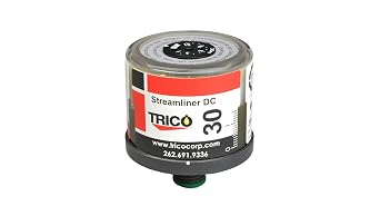 Trico Streamliner DC Automatic Single Point Lubricator, 125cc Capacity, 1/4" NPT Male, Mobil Polyrex EM Grease