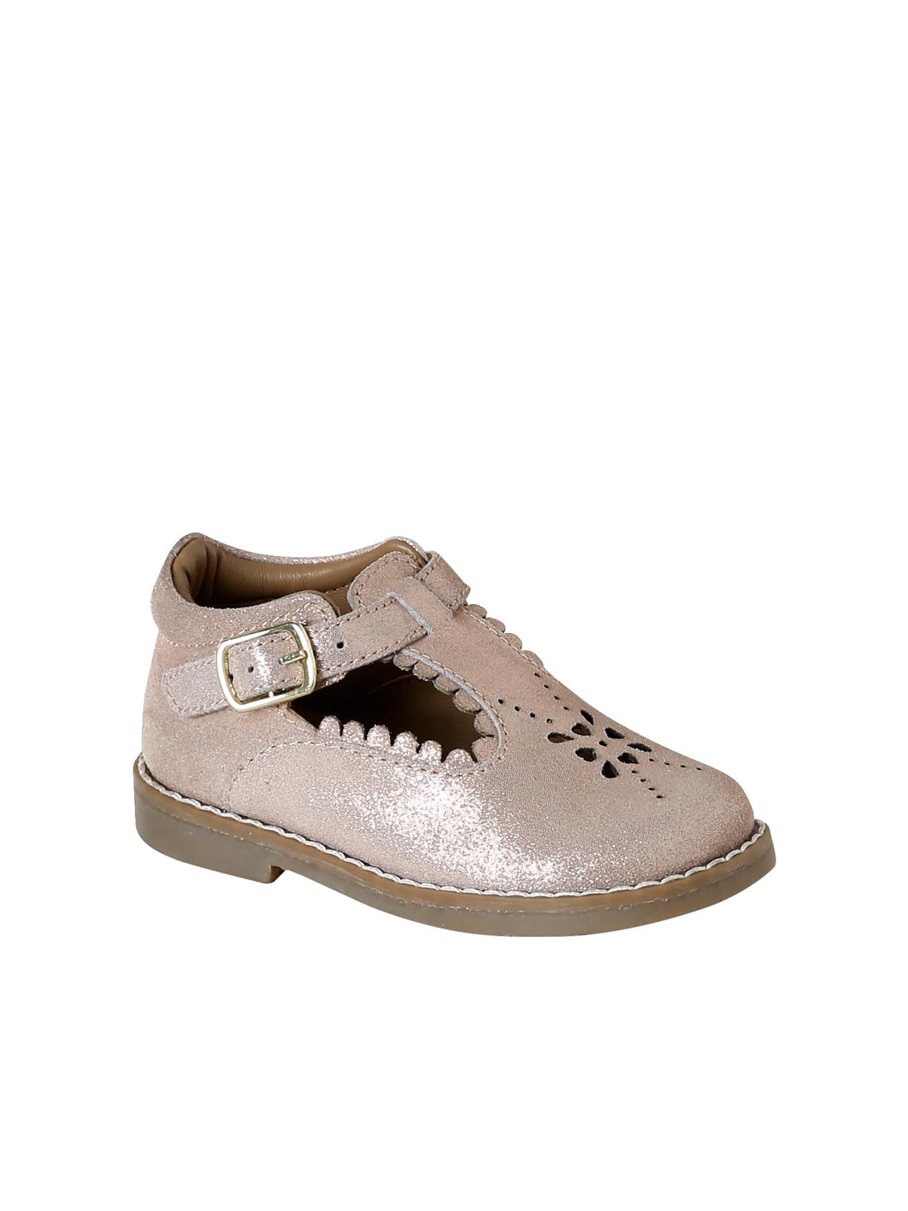 Vertbaudet Lauflern-Spangenschuhe aus Leder Baby