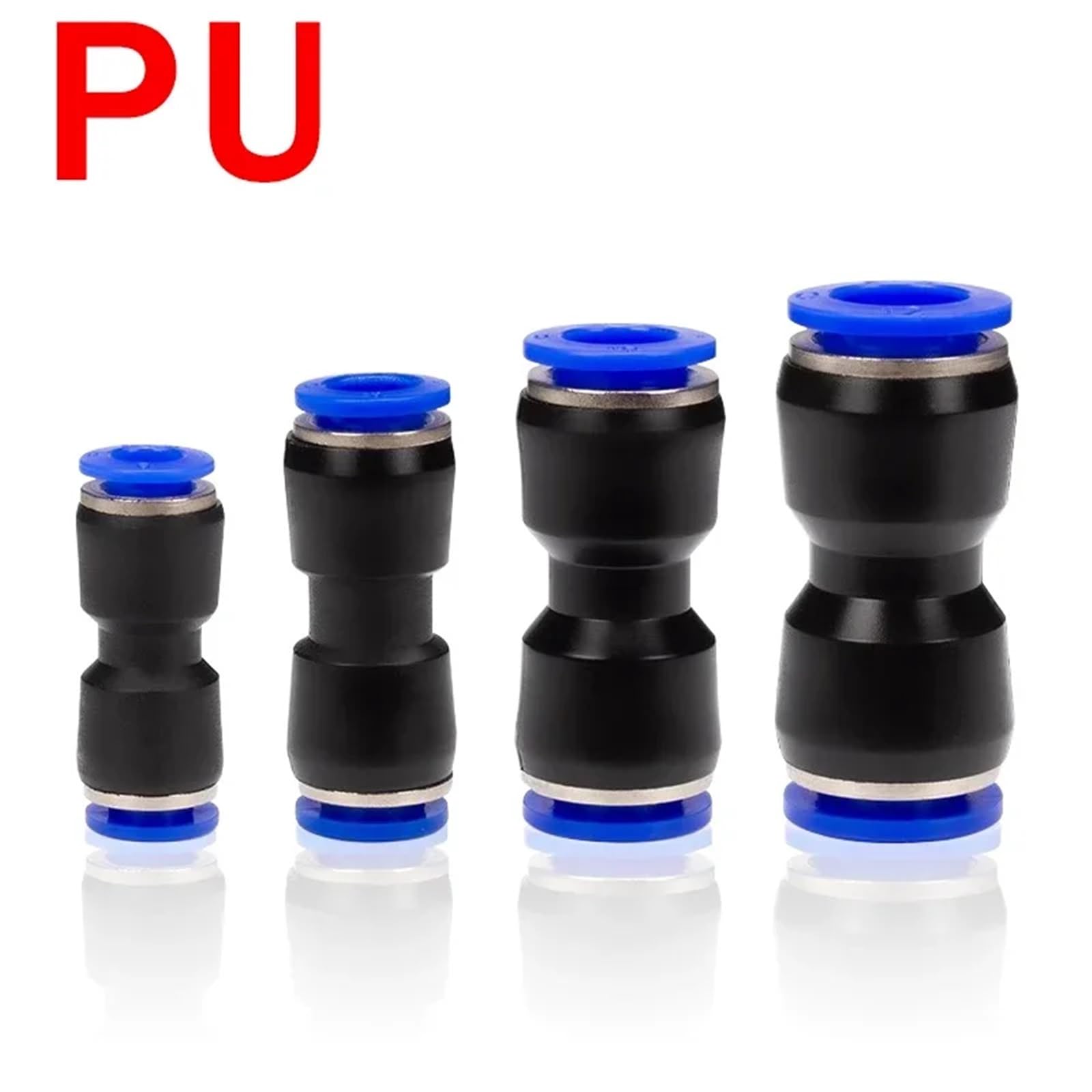 5/10 conectores rápidos neumáticos for tubo de aire, de plástico PU, PY, PE, PV, PM y SA, de 4 mm, 6 mm, 8 mm, 10 mm y 12 mm.(SA(5PCS),10mm)