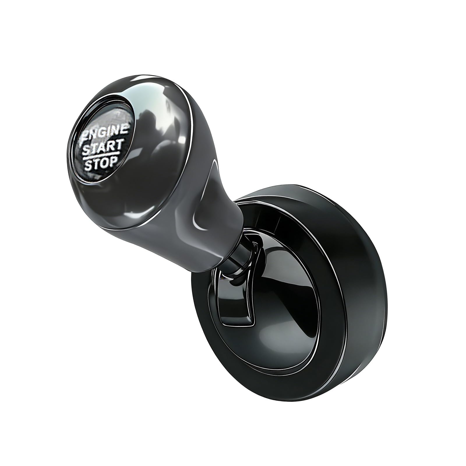 Maxtonser Push to Start Button Cover Retro Joystick Lever for Automotive Decoration Ergonomic Lever Easy Installation