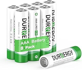 AAA Batteries 8 Pack, 10 Years Shelf Life, Triple AAA Batteries 1200mAh for Remote Control, Piles AAA, LR03 Alkaline