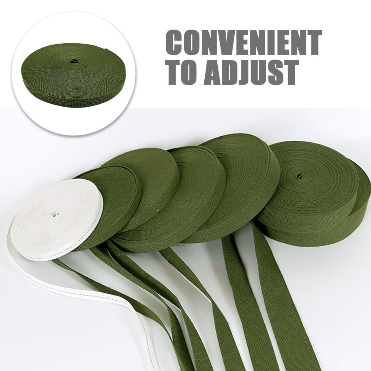 Abaodam Baumstützgurte für Bäume und Pflanzen, Verstellbar, Canvas, Garten