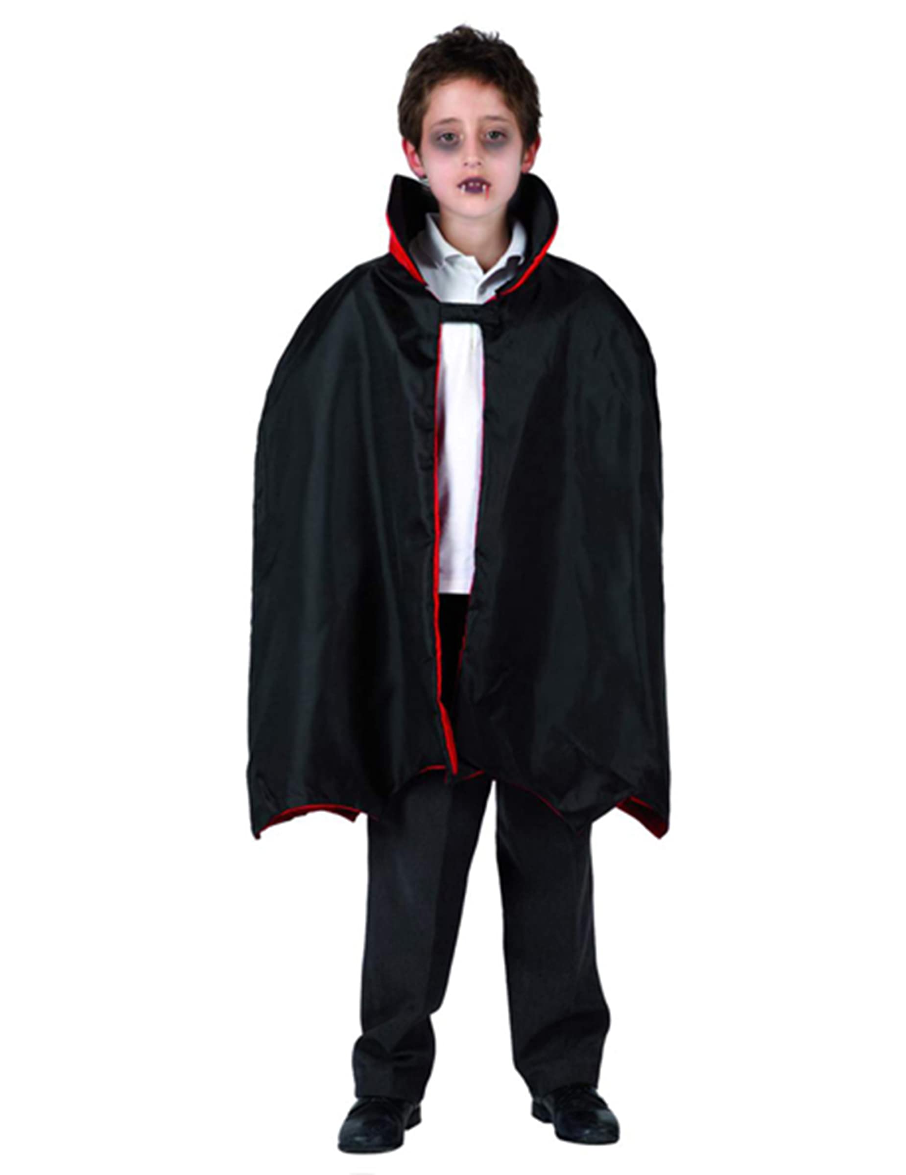 Rubies 66Cm Halloween Boy's Vampire Cape Black/Red