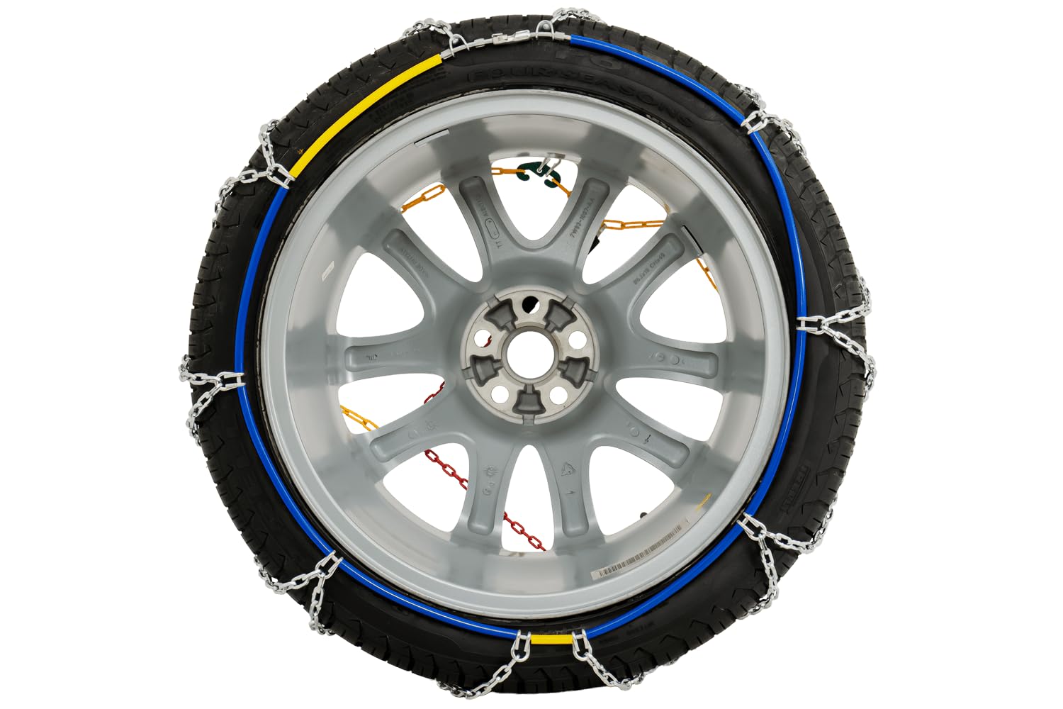 Catene da Neve 12 mm KN 130 per Stabilità di Guida in Inverno, Trazione per SUV e Cross-Over con Gomme 205/55/19, Montaggio Rapido Senza Spostare il Veicolo