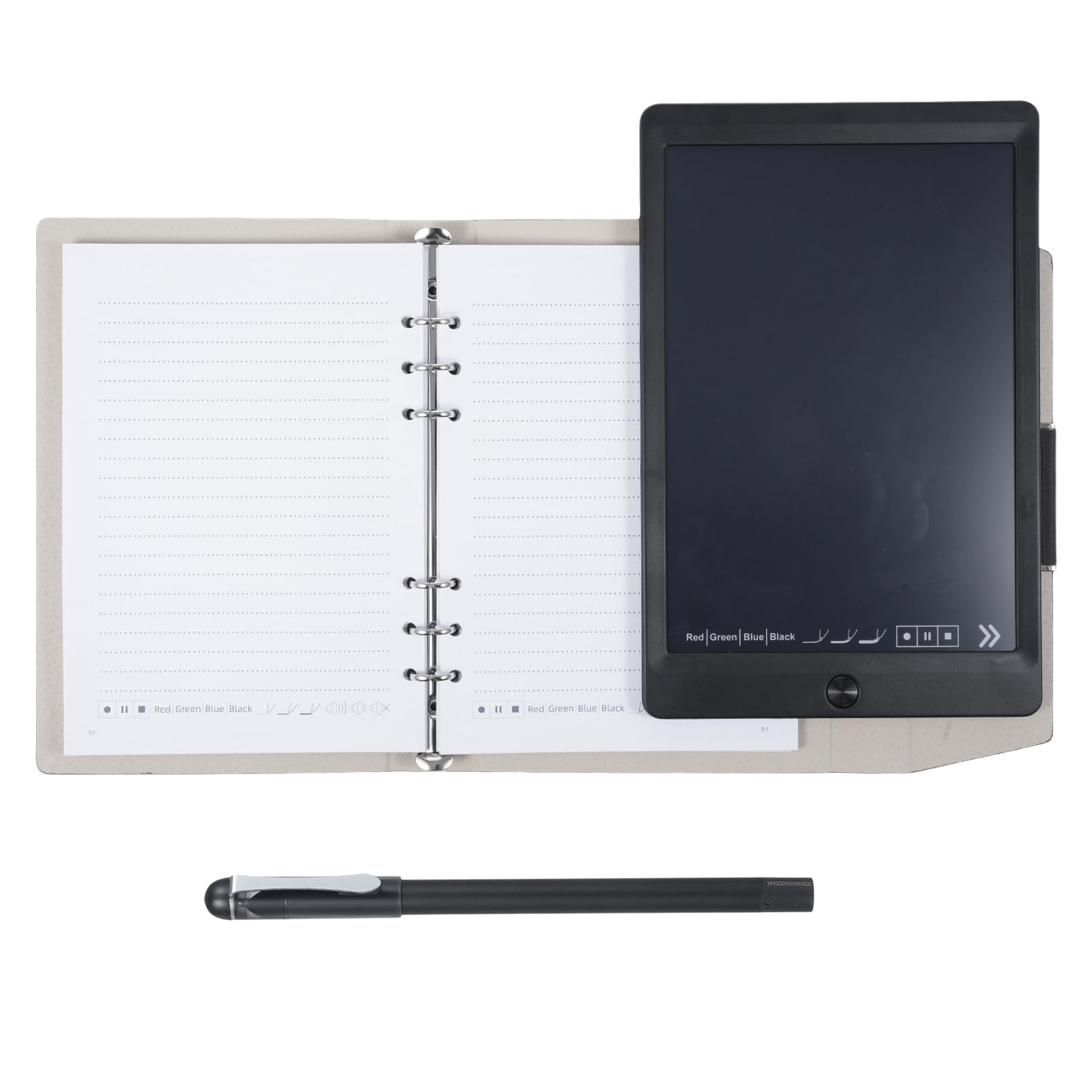 Bisofice Taccuino digitale con penna, kit di scrittura intelligente, scrive su carta e trasferisce digitalmente in tempo reale, compatibile con Boardpen e l'app Ophaya