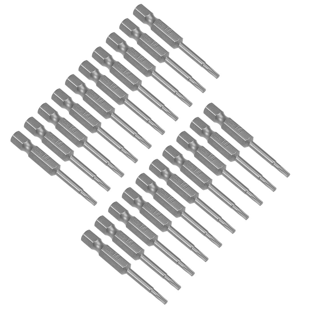 Embout Torx T9 magnétique pour atteindre les vis profondes avec tige hexagonale 1/4