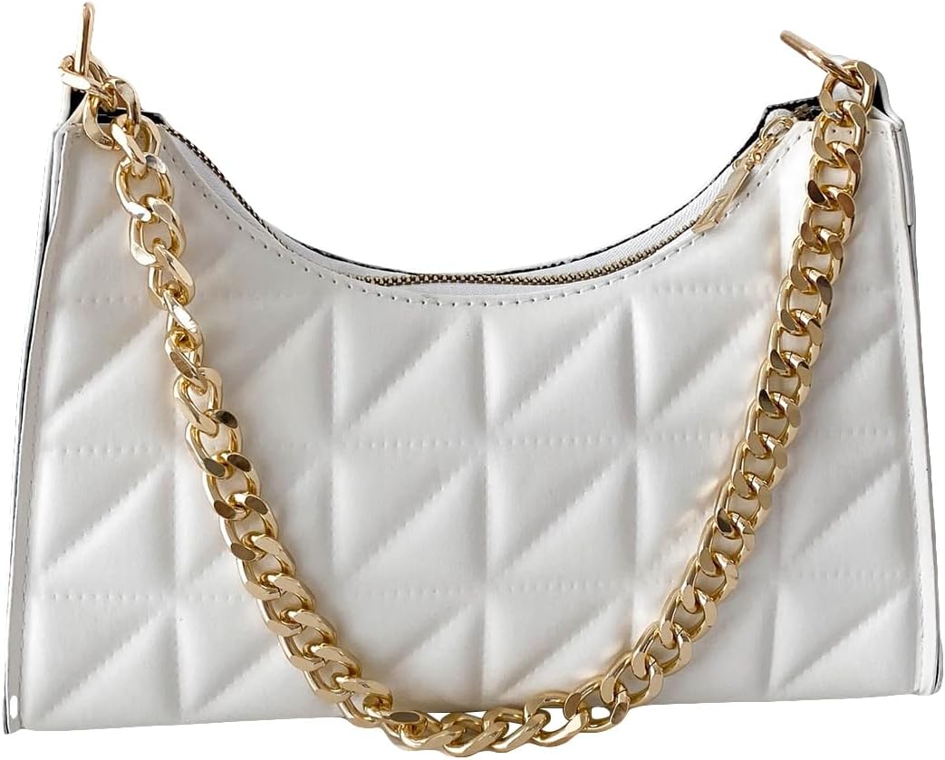 Floerns Women’s Geo Quilted Purse Pu Leather Tote Handbags with Zipper Closure Floerns Women’s Geo Quilted Purse Pu Leather Tote Handbags with Zipper Closure