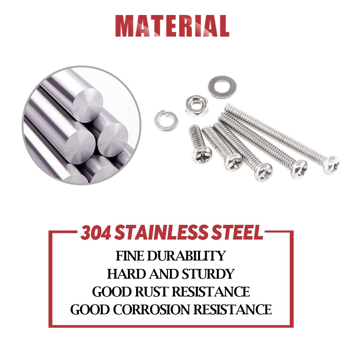 🛒 Crаzу Dеаlѕ Hilitchi 300-Piece M2 Phillips Pan Head Screws Bolt Nut Lock Flat Washers Assortment Kit, 304 Stainless Steel Bеѕt Dеаl Hilitchi 300-Piece M2 Phillips Pan Head Screws Bolt Nut Lock Flat Washers Assortment Kit, 304 Stainless Steel