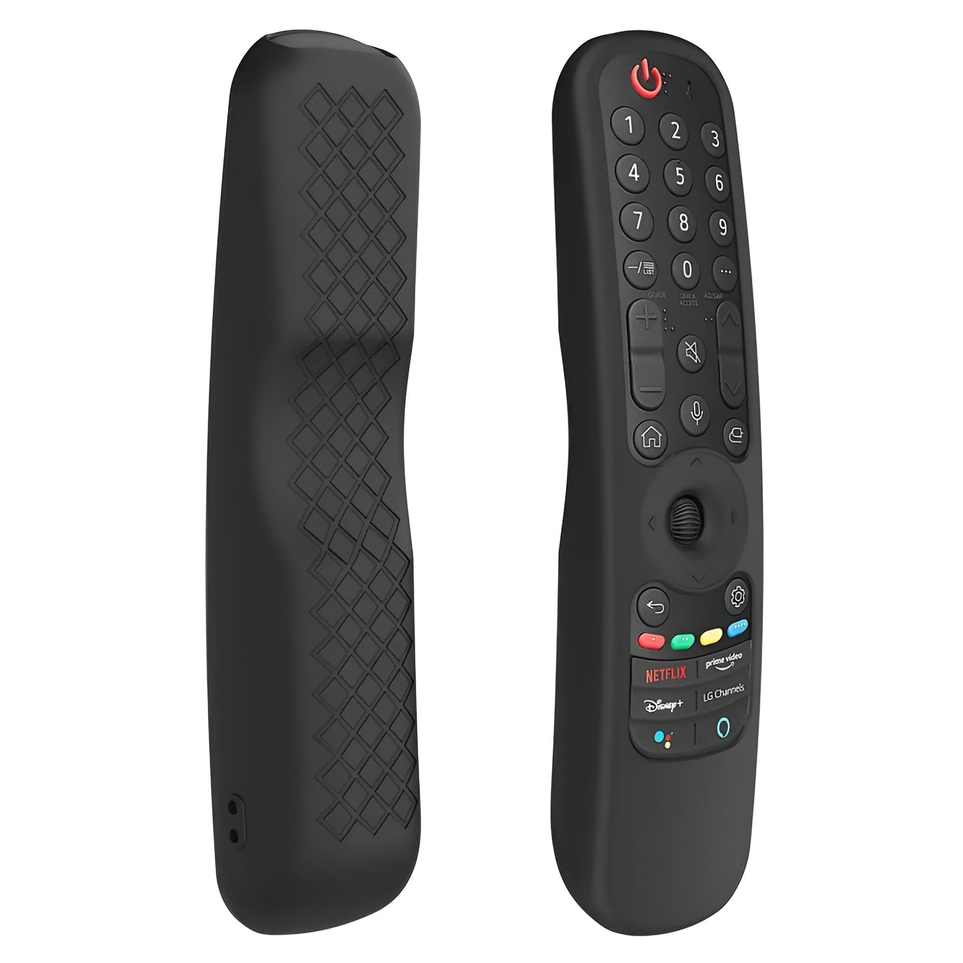 RAYA Silicone TV Remote Cover Compatible with LG Smart TV Remote LG AN-MR21GA (2021) LG MR22GA (2022) LG Magic Remote Case with Lanyard [Remote NOT Included] (Black) (B0CJ2VY6J6) Amazon Price History, Amazon Price Tracker