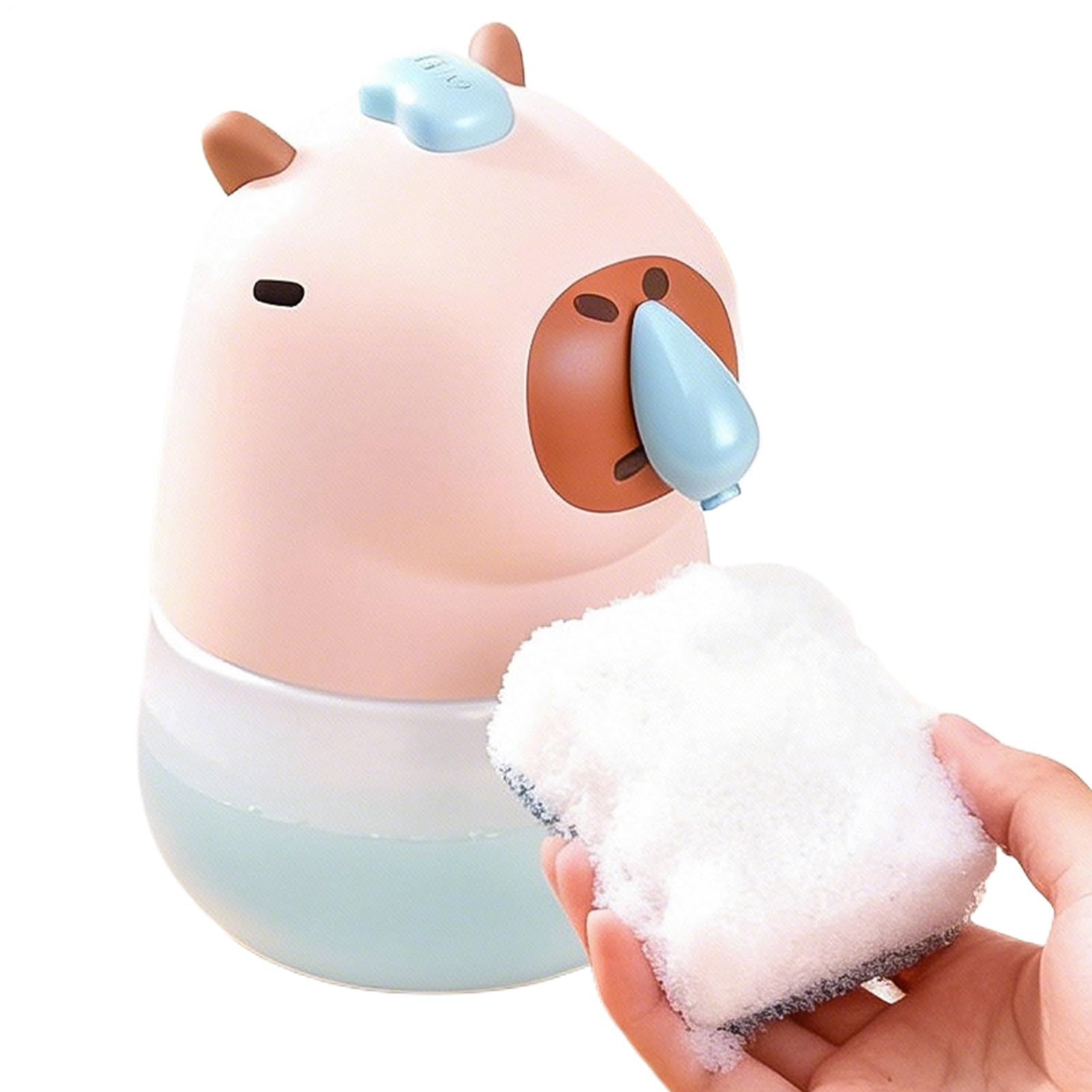 Dispensador Automático de Jabón en Espuma Con Forma De Capibara Recargable