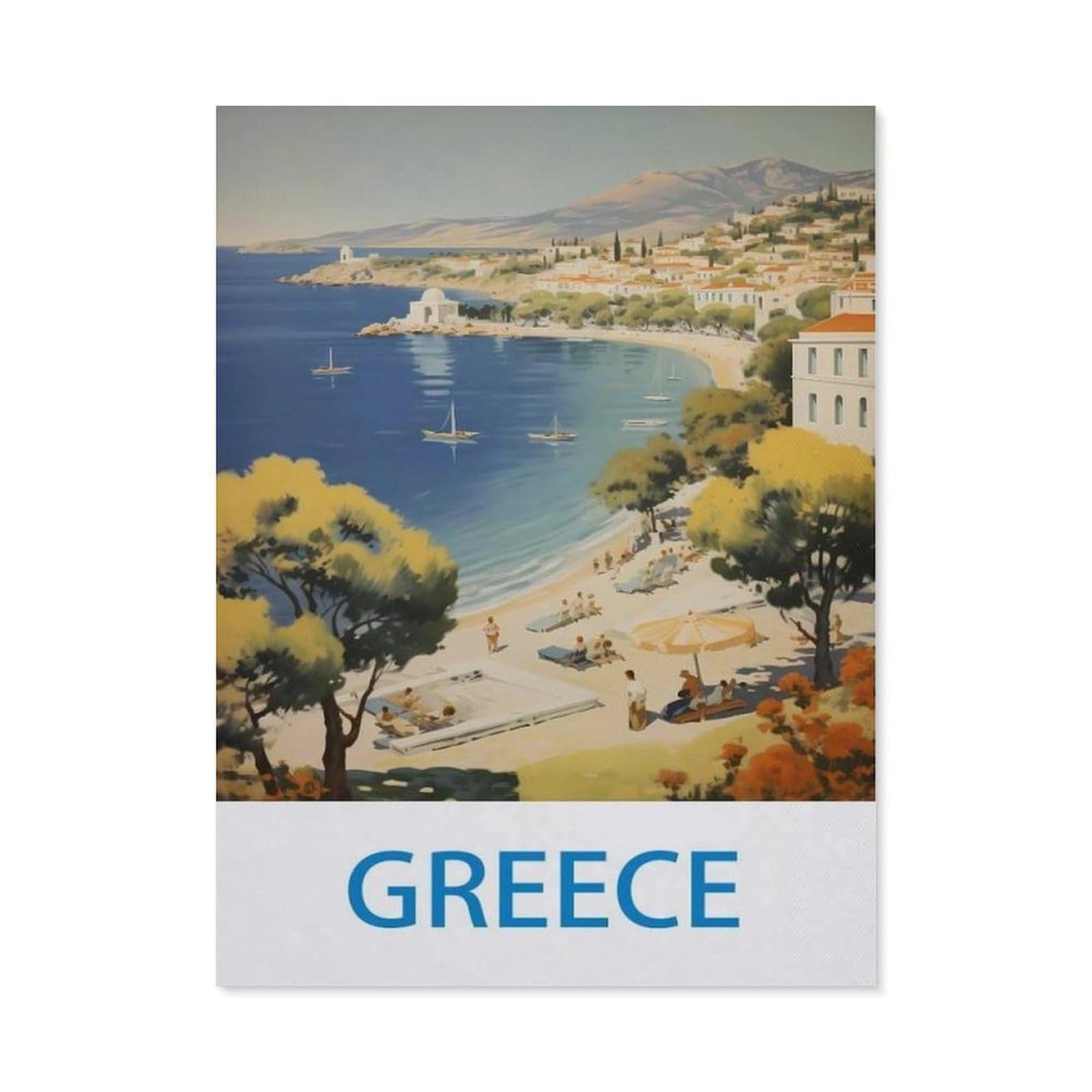 Metal Signs，Greece(15x30cm）