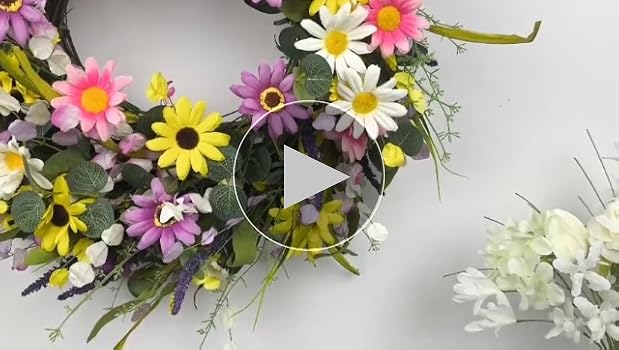 Amazon.com: Yawwind 22 Inches Spring Wreaths for Front Door Spring
