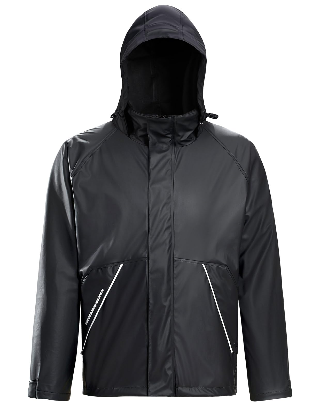 Town Field Waterproof Heavy Duty Jacket Mens Womens Rubber Rain