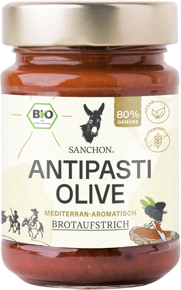 Brotaufstrich Antipasti Olive, Sanchon 6 x 190 g
