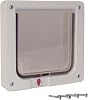Mükemmel Pet Kedi Flap Kapı, 4 Yollu Kilitli Pet Kapı, 6 14 x 6 14 Kapak Boyutu