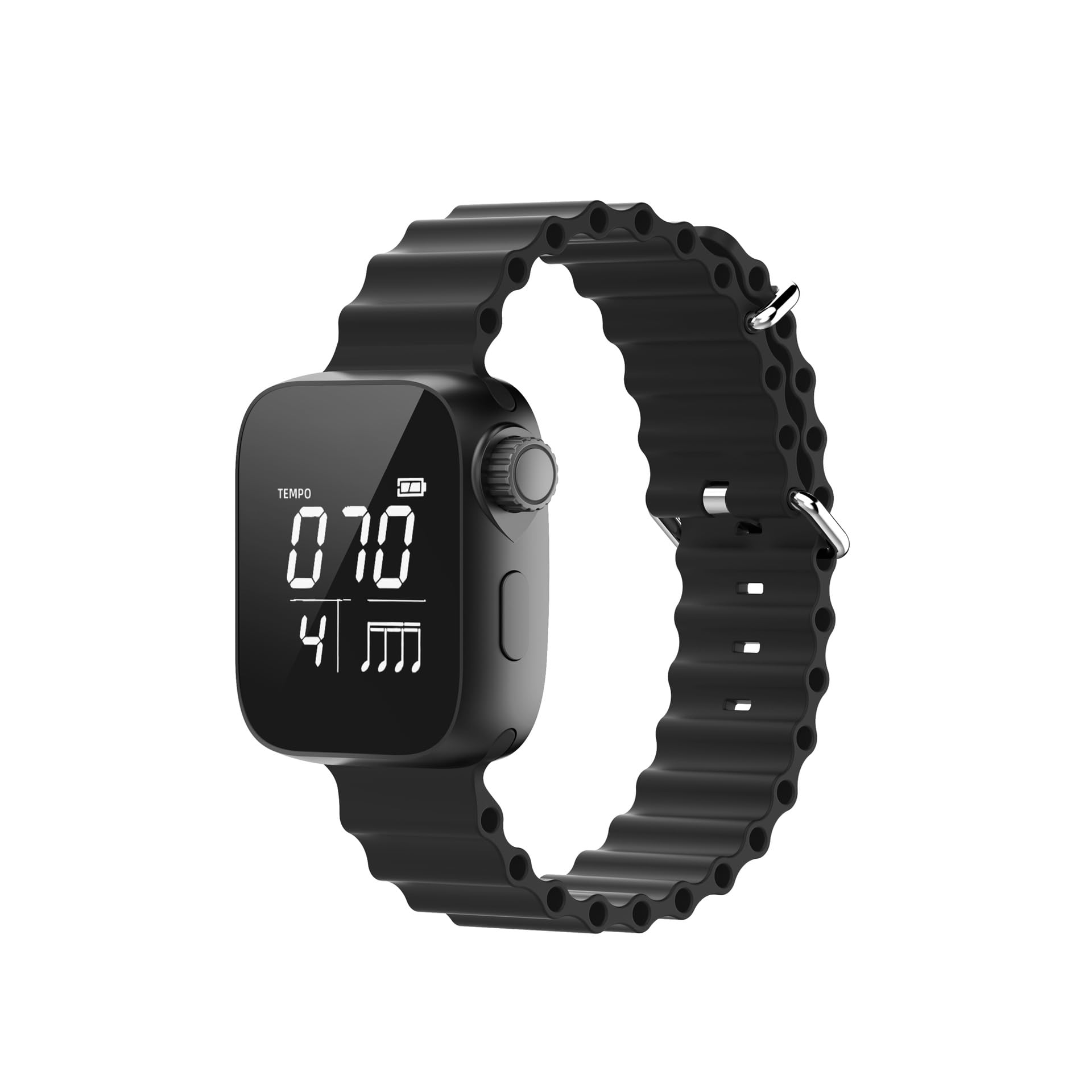 Tosuny Orologio Metronomo Vibrante, Metronomo Elettronico Indossabile da 40-240 Bpm, Metronomo Commutabile o modalità Sportiva, Compagno di Esercizi Musicali per Musicisti, Esercizi