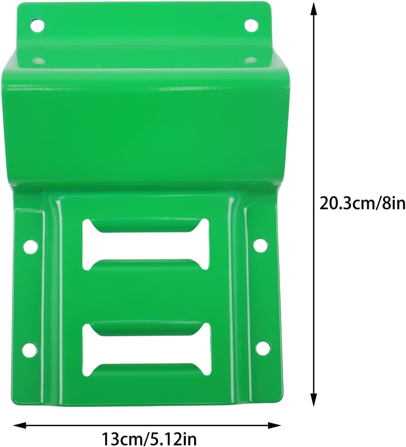 1 Set Green E-Track Wheel Chock Tie Down Kit with 2in x 15ft Heavy Duty Trailer Tire Ratchet Straps 4400lbs Break Strength Replacement for ATV UTV Lawn Mower