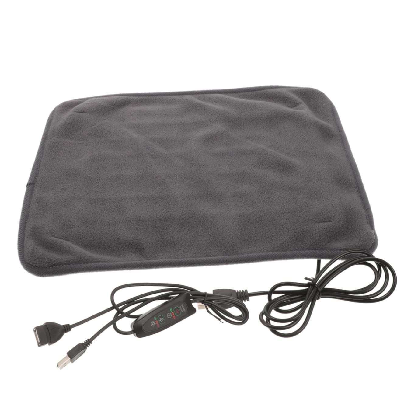 ibasenice USB Heizkissen für Haustiere Verstellbare Warme Schlafmatte aus Bruchfestem Material USB Heizdecke mit Temperaturkontrolle für Hunde und Katzen Indoor Camping
