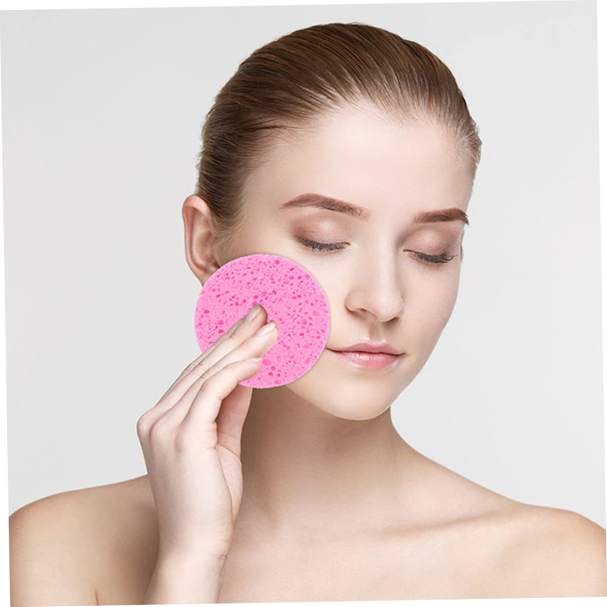 FRCOLOR 150pezzi Spugnette Struccanti Cellulosa Da Morbide e Assorbenti Per Detersione Viso e Rimozione Makeup Durevoli e Non Irritanti