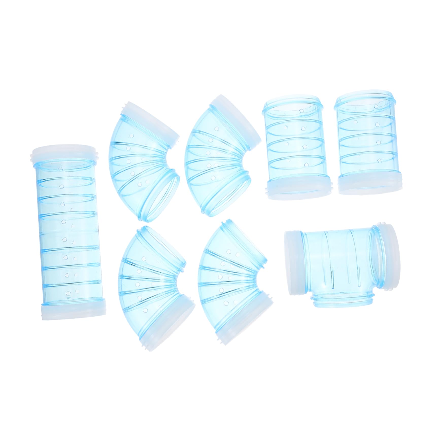 GREENADSCAPE Hamster Maze Tube 2 Pack DIY Pet Cage Tunnel Set for Hamsters Squirrels Hedgehogs More