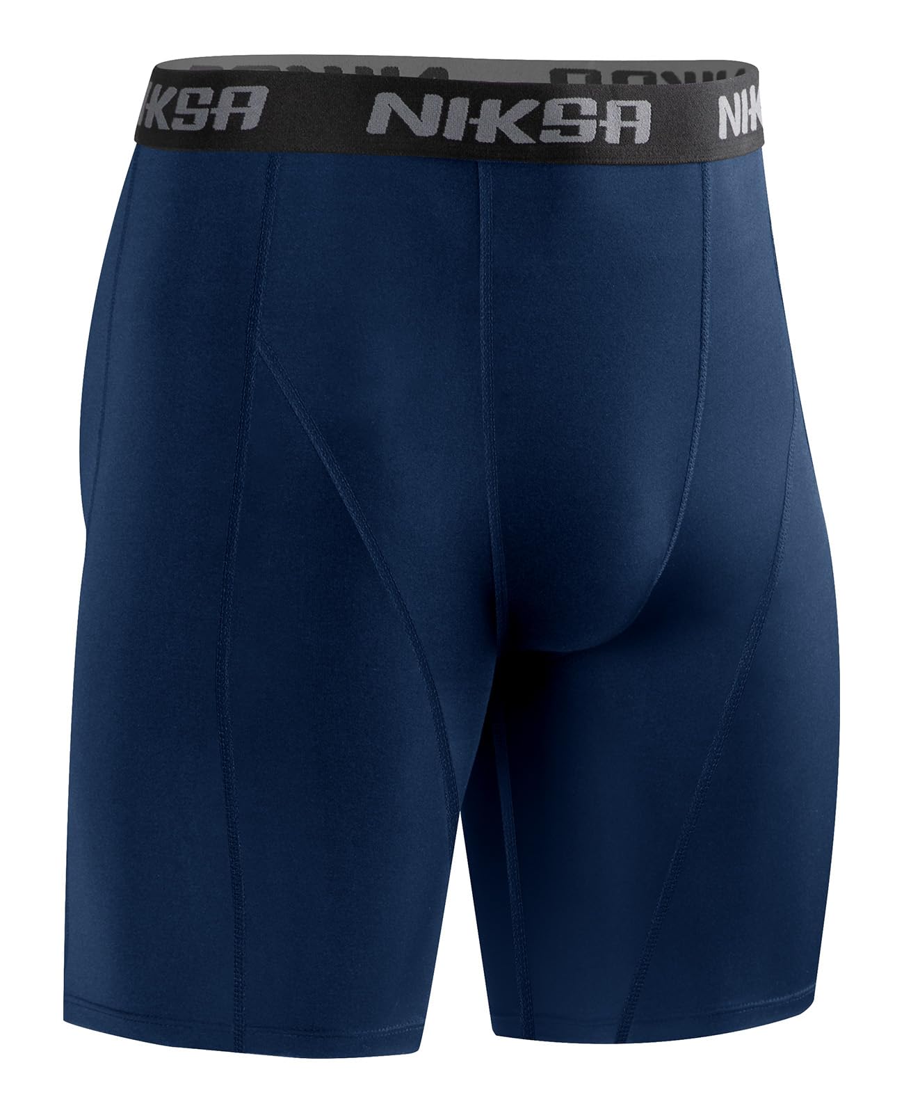 Niksa Sport Leggings männer 2er Pack, Herren Tight lang Quic