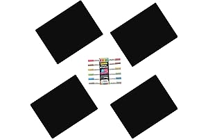 Foldable Chalkboard Placemats Offer Endless Writing, Drawing, Educational Fun & Creative Play