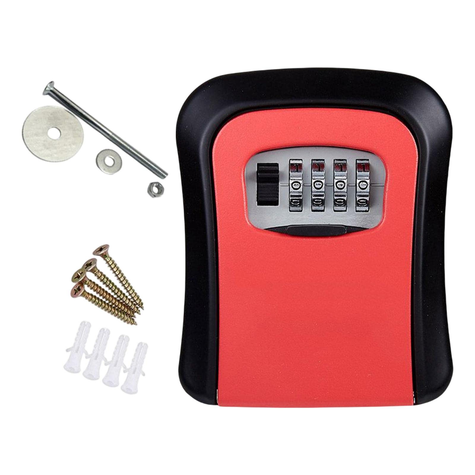 CLUB BOLLYWOOD® Outdoor Key Storage Lock Box Organizer Wall Mount for Company Store red | Home Improvement | Home Security | Hide-a-Keys|Hide-a-Keys-image-43