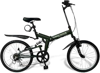 AIJYU 20インチ折りたたみ自転車 Amazon | THREE STONE 自転車 ミニベロ 小径車 20インチ P-008-T S字
