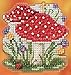 Counted Cross Stitch RED Cap