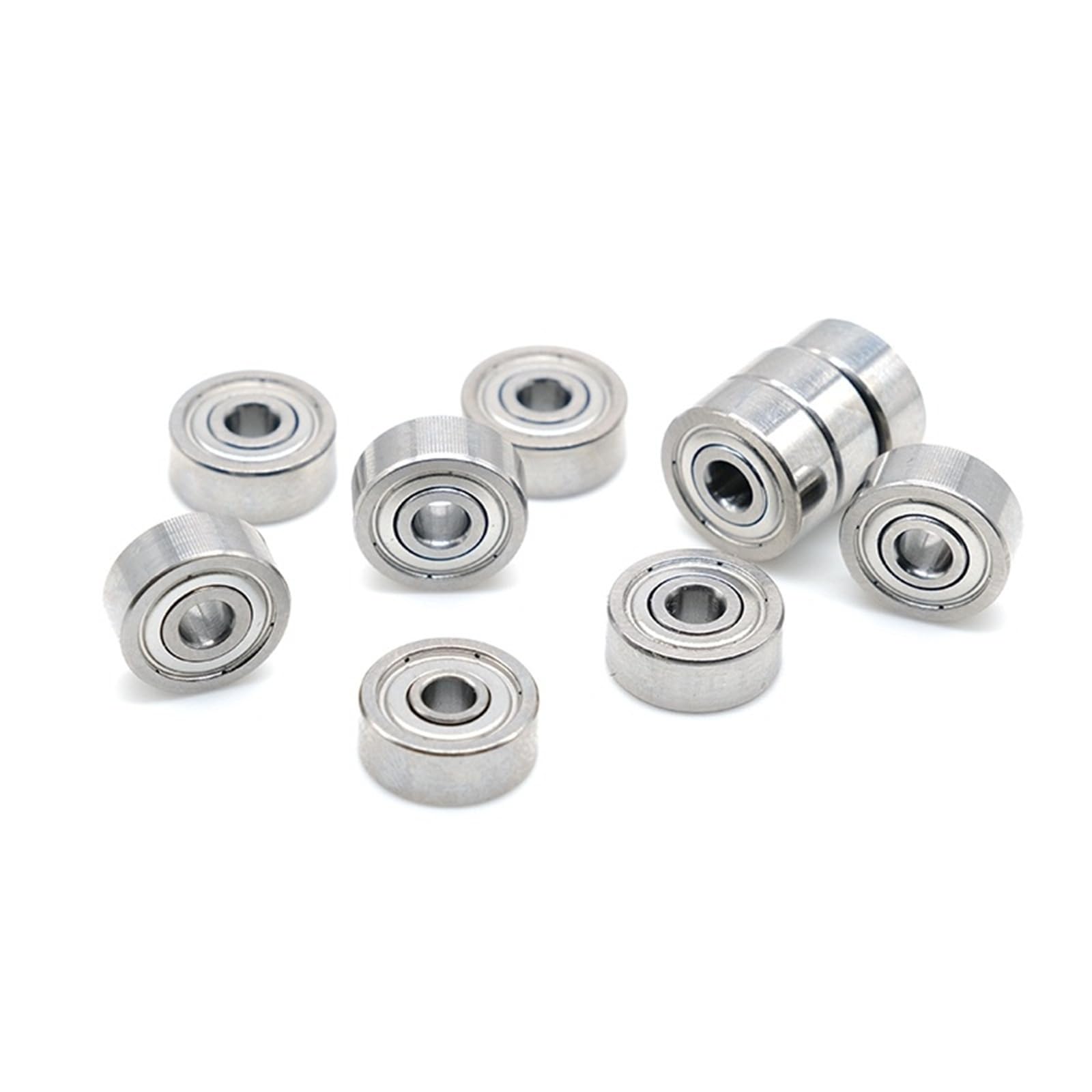 Rodamiento de bolas de clavos 623ZZ de 3 x 10 x 4 mm, 1030ZZ, juego pequeño C2, 10 unidades