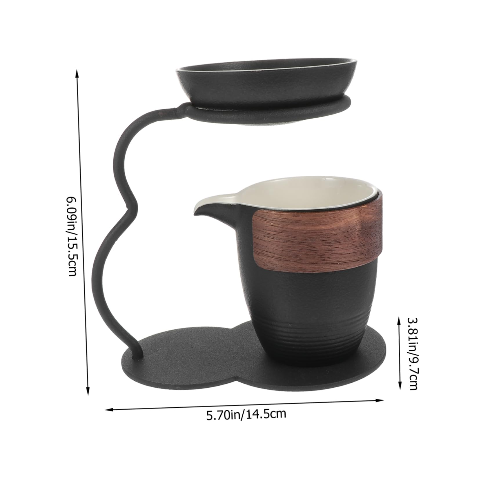 Zerodeko Wysokiej Jakości Ceramiczny Zestaw Do Herbaty - Zaparzacz Do Herbaty - Akcesoria Do Picia Herbaty - 1 Zestaw Akcesoriów Do Herbaty Kung Fu Do Codziennego Użytku