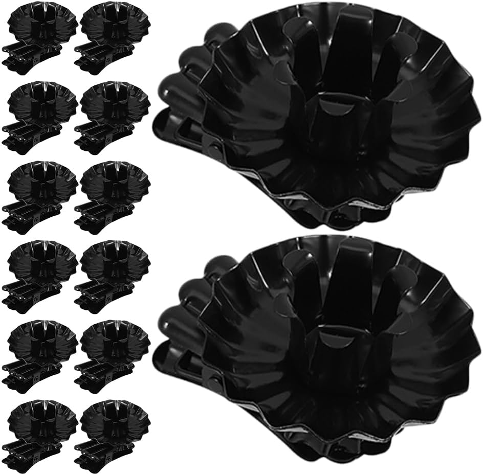 Ciieeo 20pcs Christmas Candle Holder Clips Vintage Metal Clips for Tree Decoration Elegant Xmas Candle Holder Clip Adorn Rustic Design for Parties and Events and Reusable