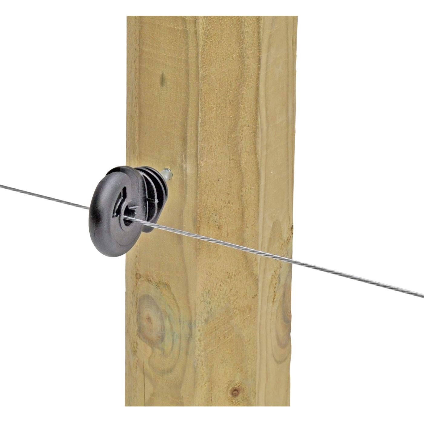 VOSS.farming 500x Ringisolator Set mit Einschraubhilfe Warnschild Elektrozaun Isolator