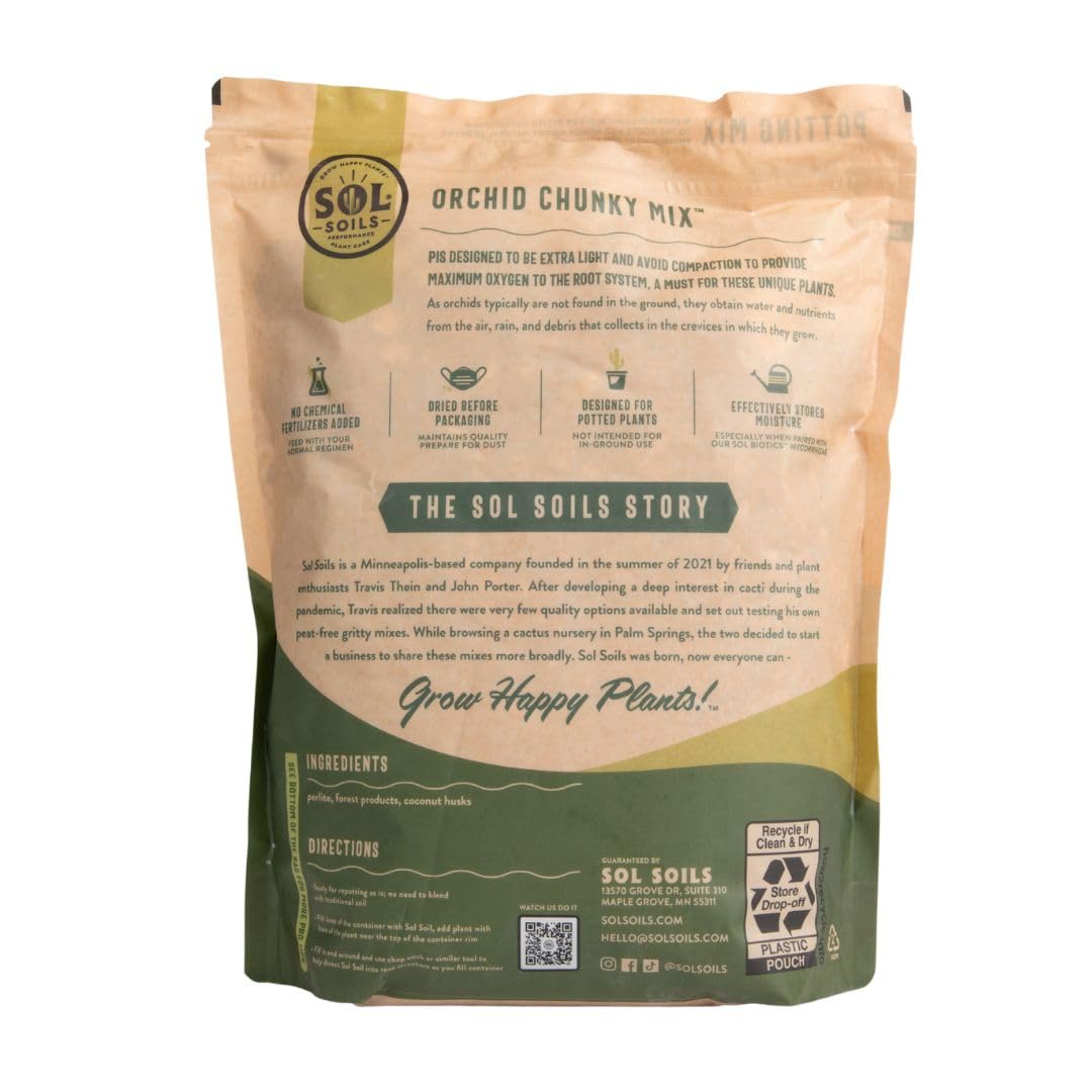 Sol Soils Mélange épais orchidée (3,8 l)