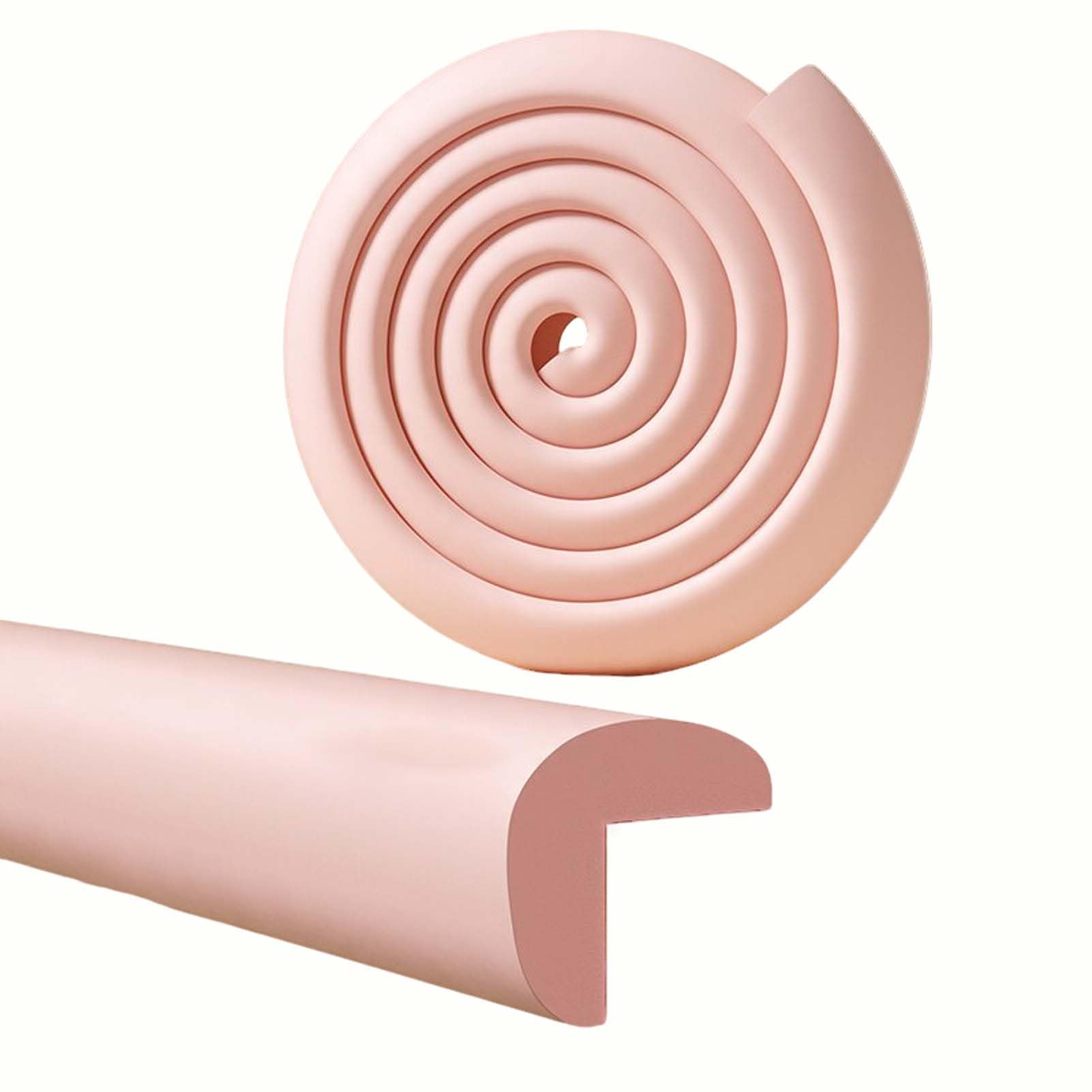 Paraspigoli E Paracolpi per Mobili, Striscia in Gommapiuma, Protezione Angoli E Bordi, Paraurti Morbido E Flessibile, Nastro Biadesivo, Tagliabile, per Tavoli E Pareti