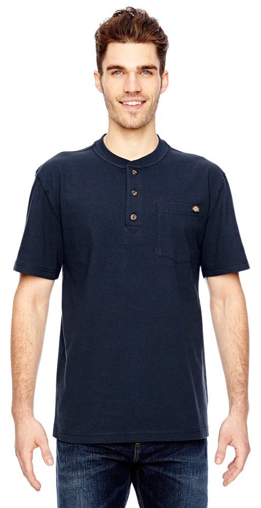 Dickies Men's Big & Tall Heavyweight Henley Shirt
